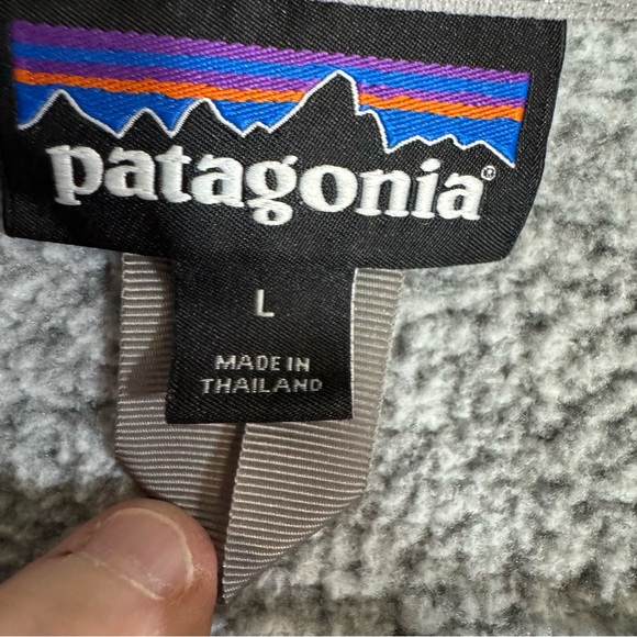 Patagonia Gray Sweater Kids Size Large - Picture 3 of 7